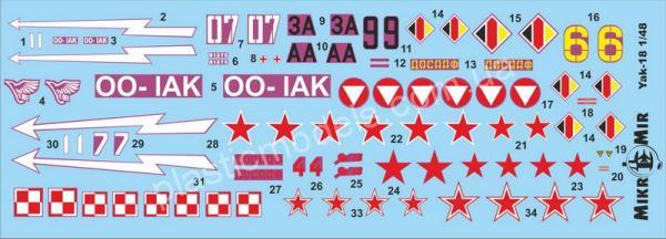 1/48 Mikro Mir 48-011 The Yakovlev Yak-18