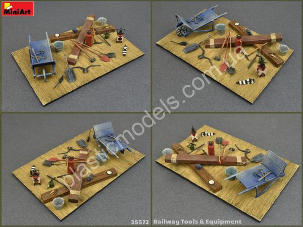 1/35 MiniArt 35572 Railway Tools & Equipment