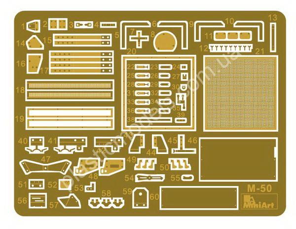 1/35 MiniArt 35237 T-60 Screened (Plant No. 264 Stalingrad) Interior Kit