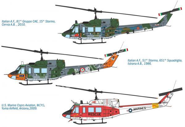 1/72 Italeri 1343 Bell AB-212/ UH-1N