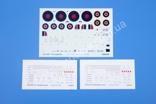 1/72 Eduard 2125 Spitfire The Longest Day DUAL COMBO