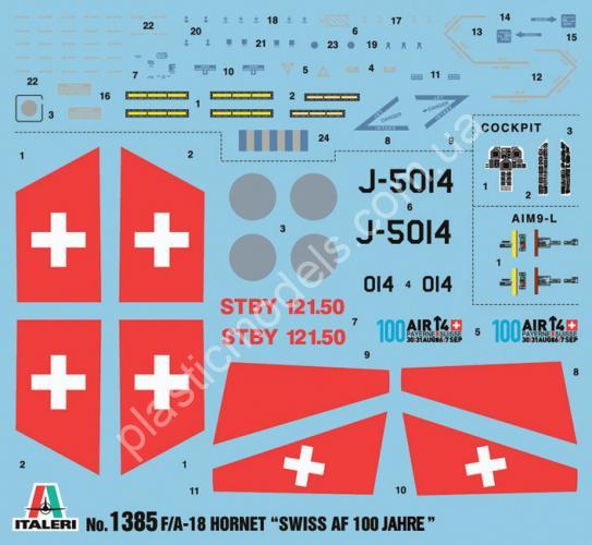 1/72 Italeri 1385 F/A-18 Swiss Air Force