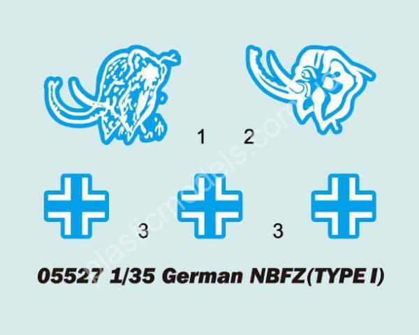 1/35 Trumpeter 5527 German NBFZ Type 1 Heavy Tank