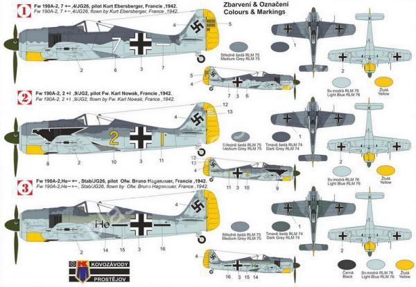 1/72 Kovozavody Prostejov 0490 Focke-Wulf Fw-190A-2