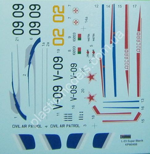 1/72 Kovozavody Prostejov 0488 Let L-23 