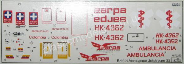 1/72 A-model 72262 Jetstream 32 British airliner