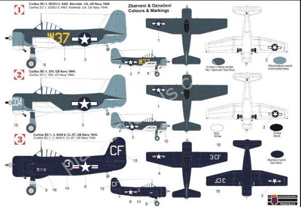 1/72 Kovozavody Prostejov 0376 Curtiss SC-1 