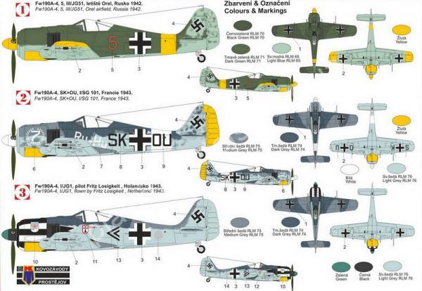 1/72 Kovozavody Prostejov 0492 Focke Wulf Fw 190A-4