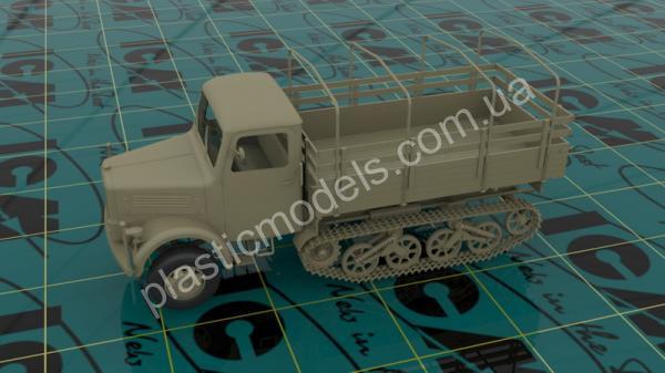1/35 ICM 35453 KHD S3000/SS M Maultier, WWII German Semi-Tracked Truck