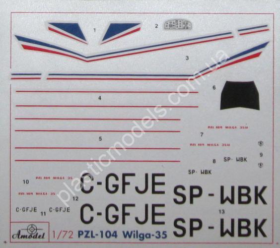 1/72 A-model 7278 PZL 104 Vilga Hydroplane