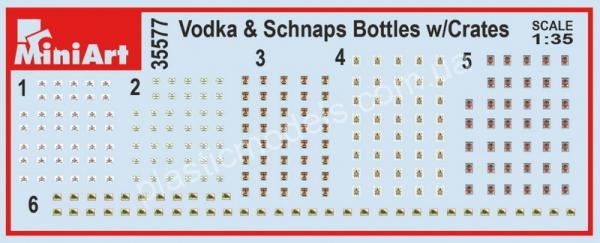 1/35 MiniArt 35577 Vodka bottles with crates