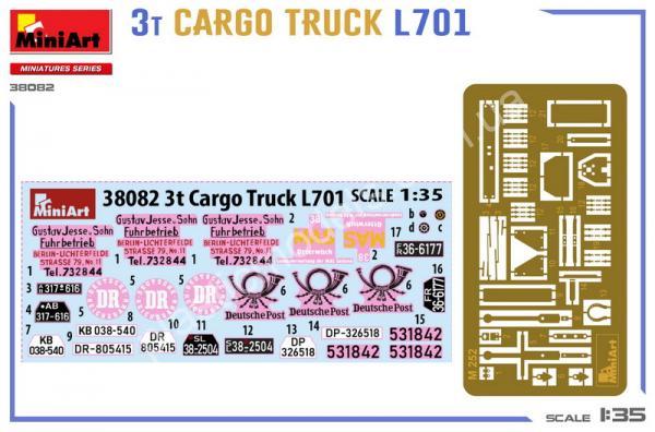1/35 MiniArt 38082 3t Cargo Truck L701
