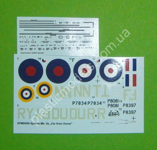 1/72 Kovozavody Prostejov 0304 Spitfire Mk.IIa „Far from Home“