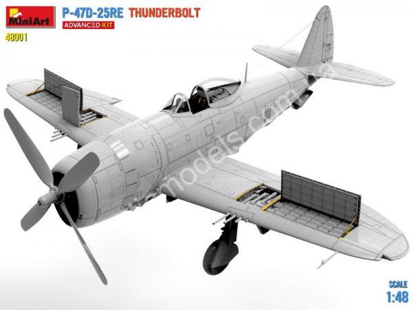 P-47D-25RE Thunderbolt Advanced Kit 1/48 MiniArt 48001