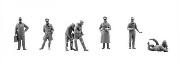 1/48 ICM 48082 German Luftwaffe Pilots and Ground Personnel (1939-1945)
