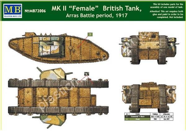 1/72 Master Box 72006 MK II Female