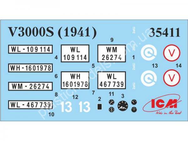 1/35 ICM 35411 German Army Truck Ford V3000S