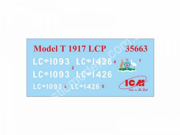 1/35 ICM 35607 Model T 1917 LCP with Vickers MG