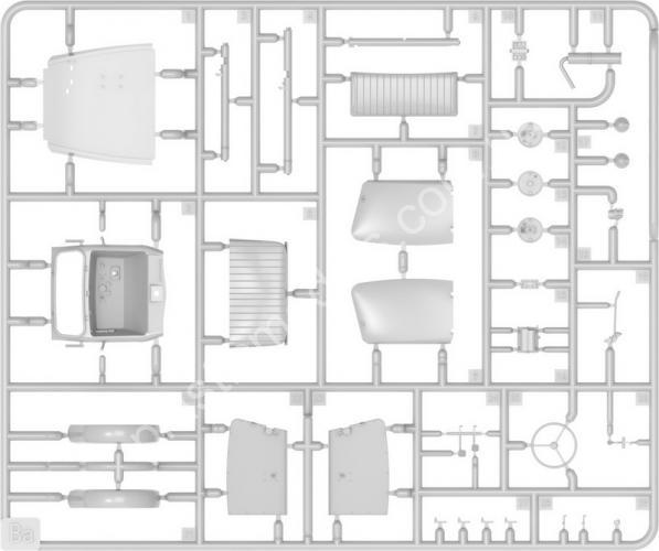 1/35 MiniArt 38053 Tempo A400 Kastenwagen 3-wheel Delivery Box Truck