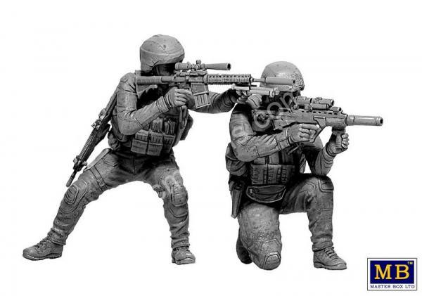 Russian-Ukrainian War Series Kit No 9. The Ukrainian Special Operations Forces. Sniper Group 1/35 Master Box 35235