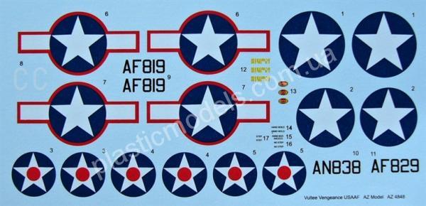 1/48 AZ model 4848 Vultee Vengeance (USAAF)