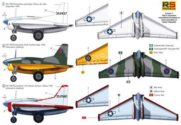 1/72 RS models 92257 XP-79 Flying Ram