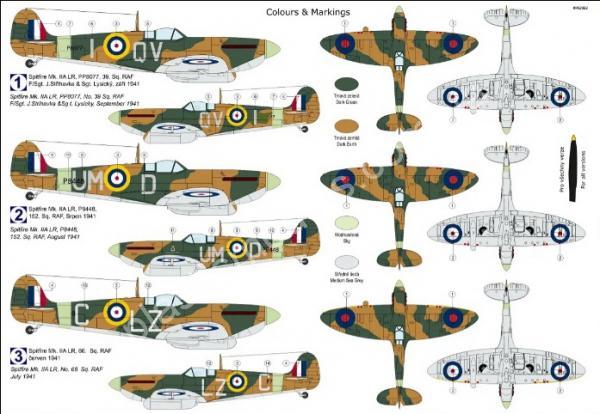 1/72 Kovozavody Prostejov 0305 Spitfire Mk.IIa LR „Long Range“
