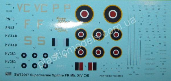 1/72 Sword 72097 Spitfire FR Mk.XIV E