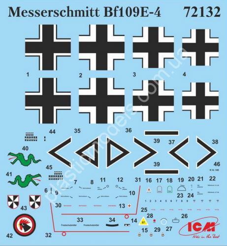 1/72 ICM 72132 Bf 109E-4