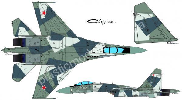 АКАН 47313 Современная авиация России: Т-50; Су: 30мкк/35-2