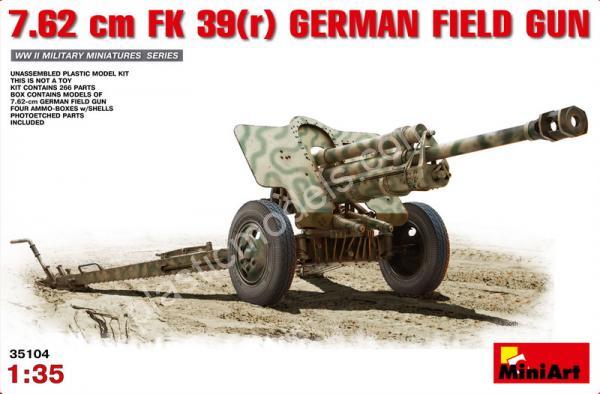 1/35 MiniArt 35104 German field gun 7,62 cm FK 39(r)