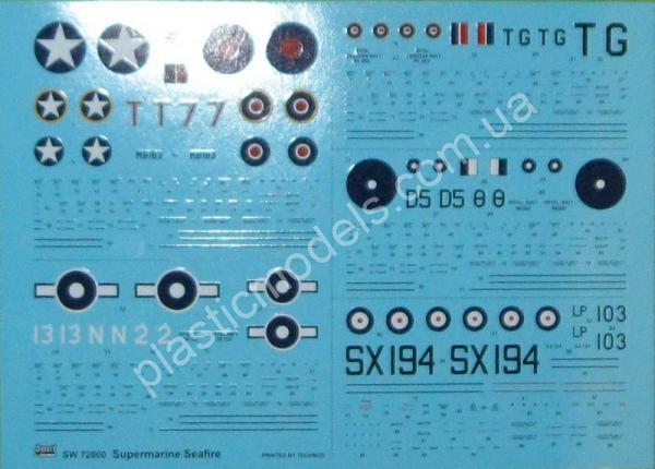 1/72 Sword 72129 Seafires Mk.IIc, Mk.III, Mk.XV early, Mk.XV late, Mk.XVII