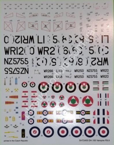 1/72 Special hobby 72455 DH.100 Vampire FB.Mk.9 ’Tropicalised Fighter-Bomber’