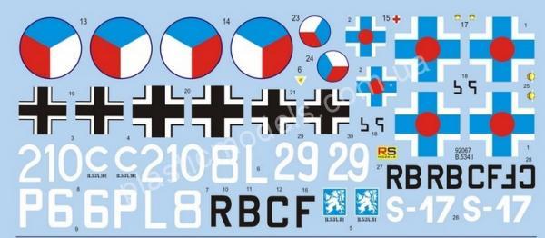 1/72 RS models 92067 Avia B.534 I. version