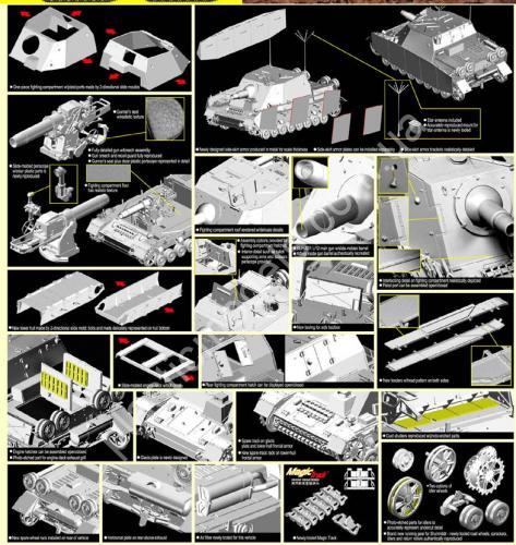 1/35 Dragon 6460 Stu.Pz.IV \'Brummbar\' Mid Production