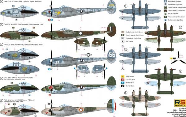 1/72 RS models 92115 F-4 /F-4A Lightning