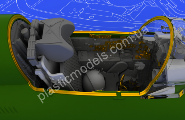 1/48 Eduard 648050 MiG-21BIS interior