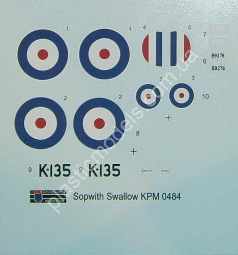 1/72 Kovozavody Prostejov 0484 Sopwith Swallow