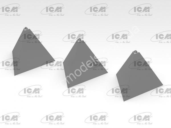 1/35 ICM 35746 ’Dragon’s teeth’. Аnti-tank Obstacles