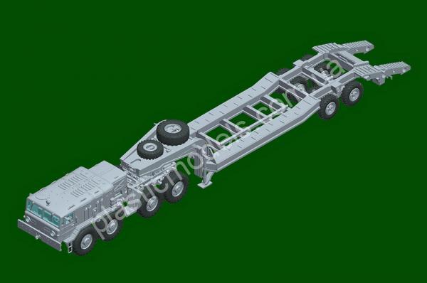 1/72 Trumpeter 07194 MAZ-537G intermediate type with MAZ/ChMZAP-5247G semi-trailer