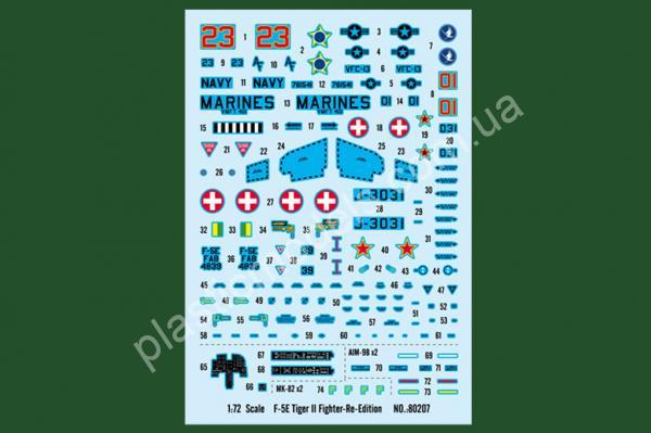 1/72 HobbyBoss 80207 F-5E Tiger II Fighter