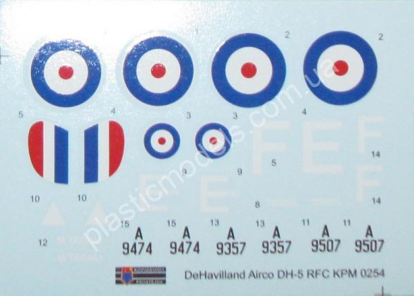 1/72 Kovozavody Prostejov 0254 Airco DH-5 „RFC“