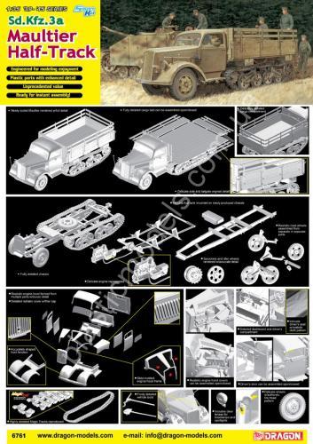 1/35 Dragon 6761 Sd.Kfz.3a Maultier Half Track
