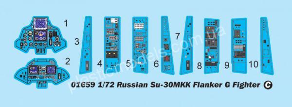 1/72 Trumpeter 01659 Russian Su-30MKK Flanker G