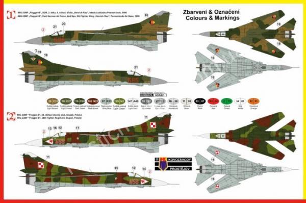 1/72 KPM 0050 Mig-23 CzAF,GDR,Poland