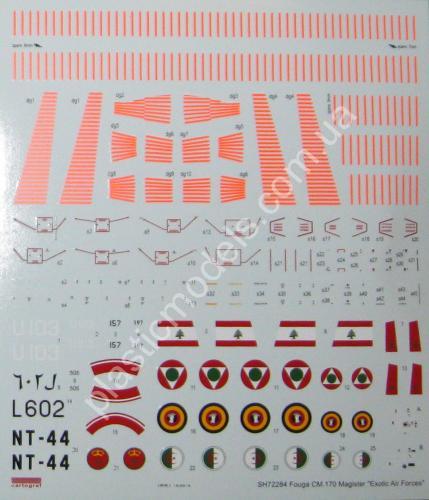 1/72 Special hobby 72284 Fouga CM 170 Magister 