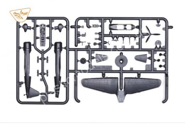 1/144 Clear Prop 144003 Ki-51 Sonia (two kits in the box) in foreign service