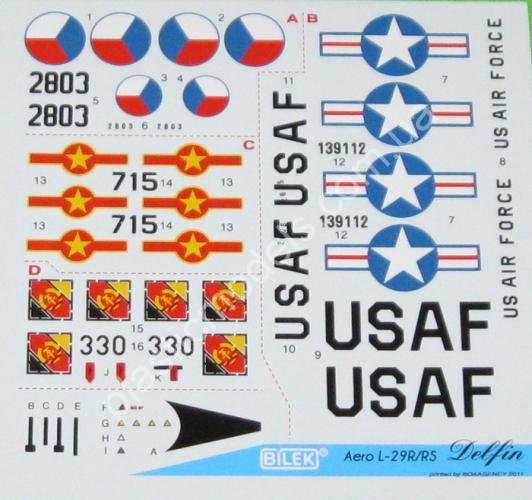 1/72 Bilek 912 Aero L-29 R/RS
