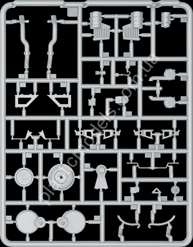 1/35 MiniArt 35205 T-34 Engine V-2-34 & Transmission Set