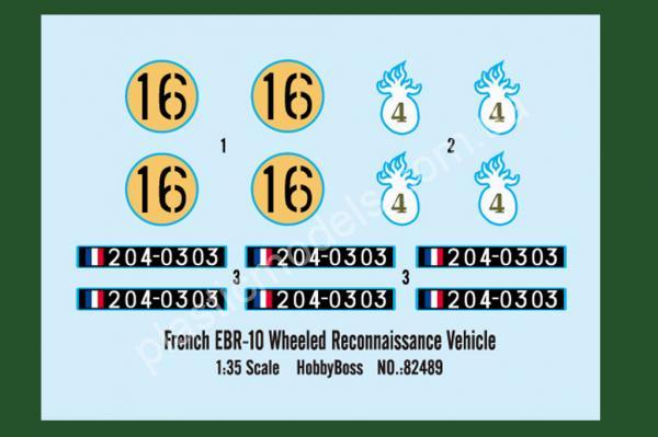 1/35 HobbyBoss 82489 French EBR-10 Wheeled Reconnaissance Vehicle